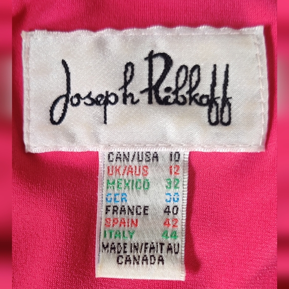 Joseph Ribkoff Fuchsia Layered Midi Dress - Picture 10 of 10